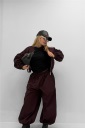pantalone con elastico in vita e polsino marte